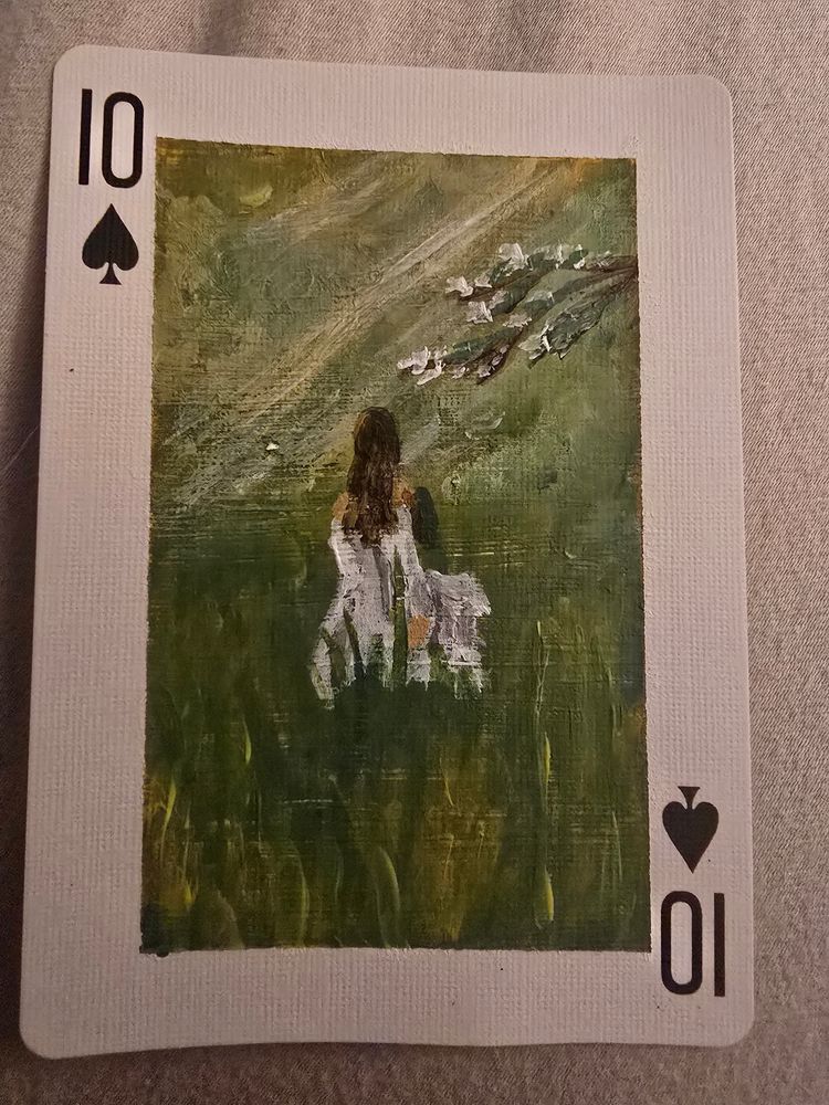 "Light on the meadow" Miniature ACEO 