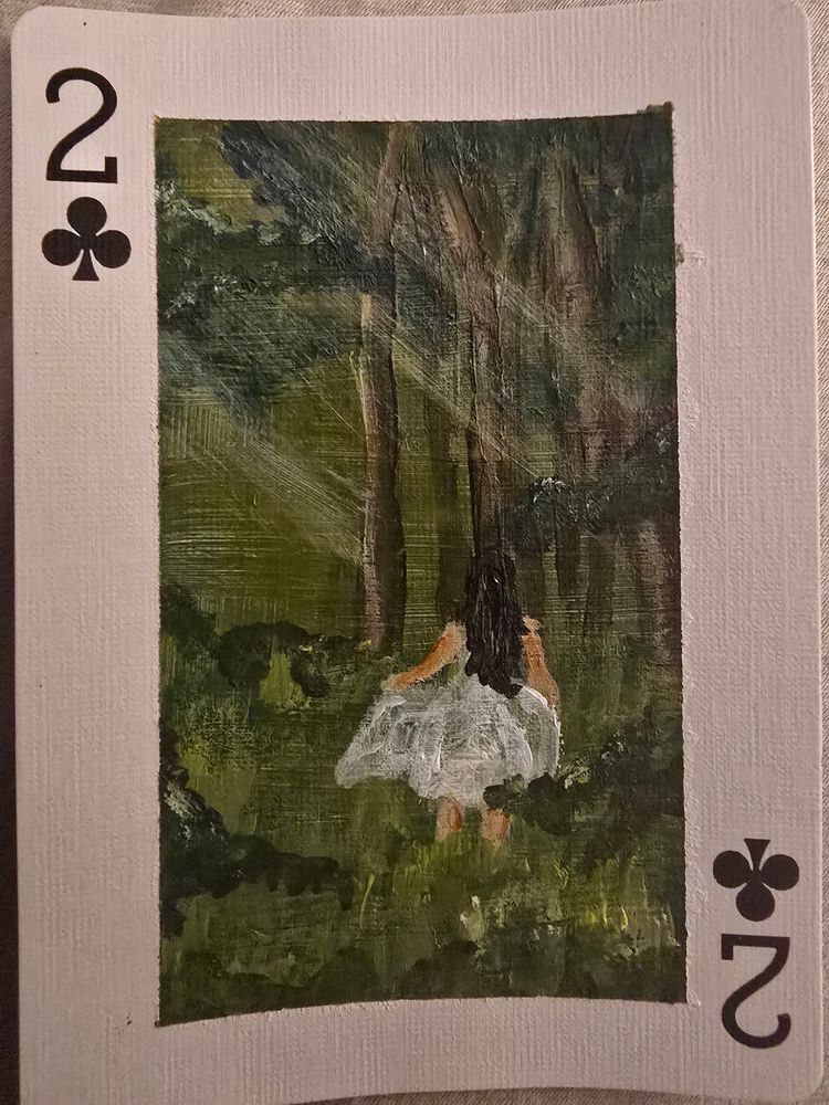 "Dancing in the sunlight" Miniature ACEO 