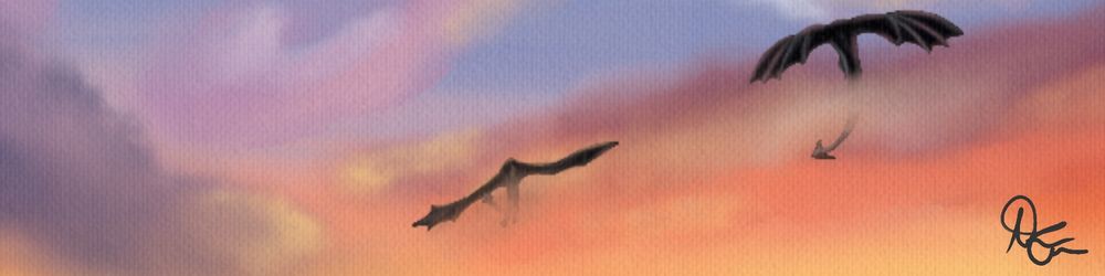 "Thunder of Dragons" Fantasy Bookmark (Digital file only)